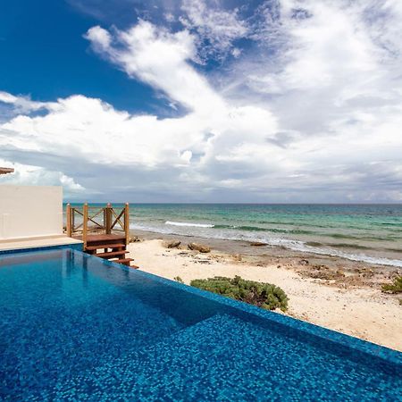Casa Javi- Ocean Front Located Mid Isla Mujeres Vila Exterior foto