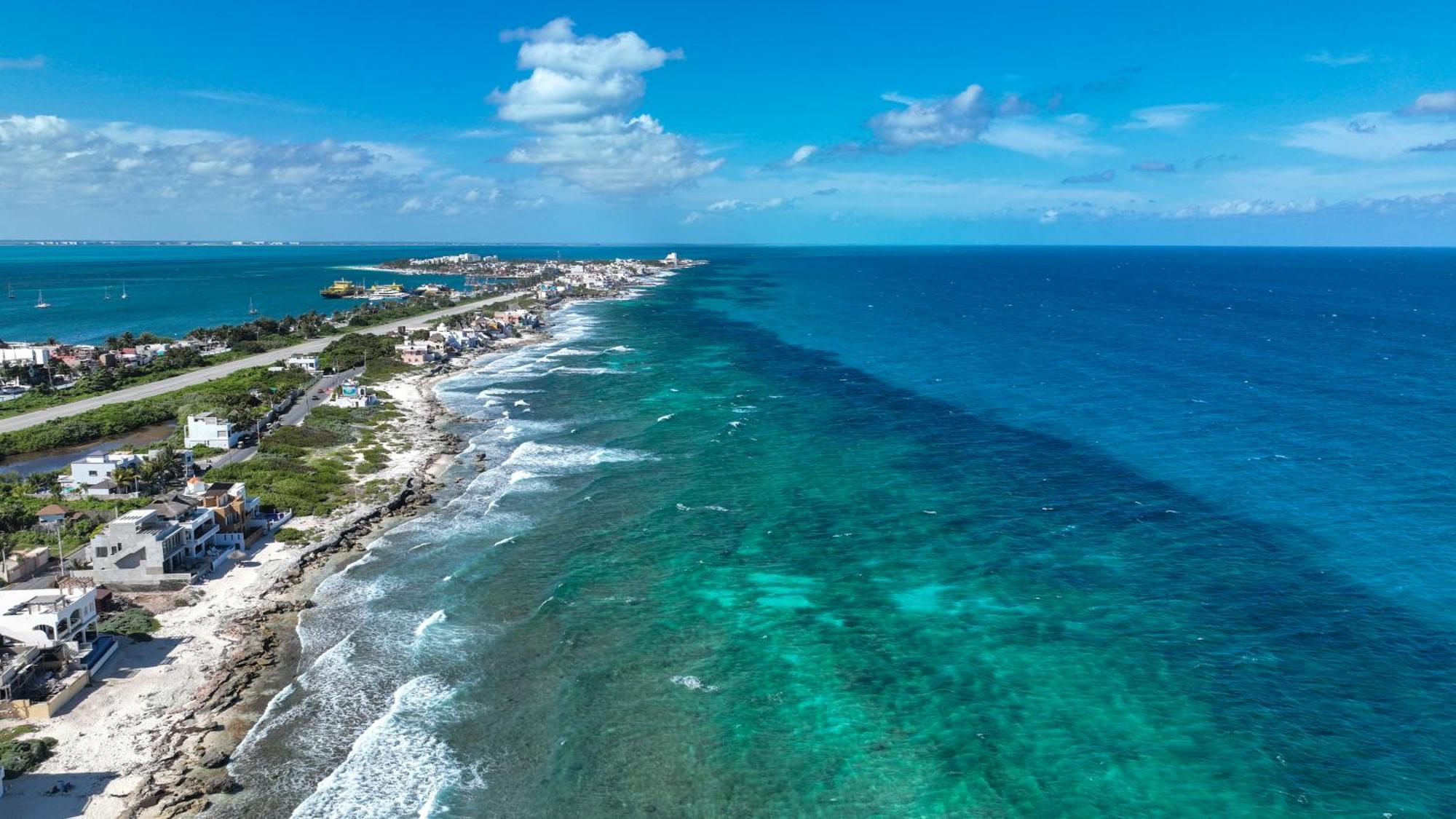 Casa Javi- Ocean Front Located Mid Isla Mujeres Vila Exterior foto