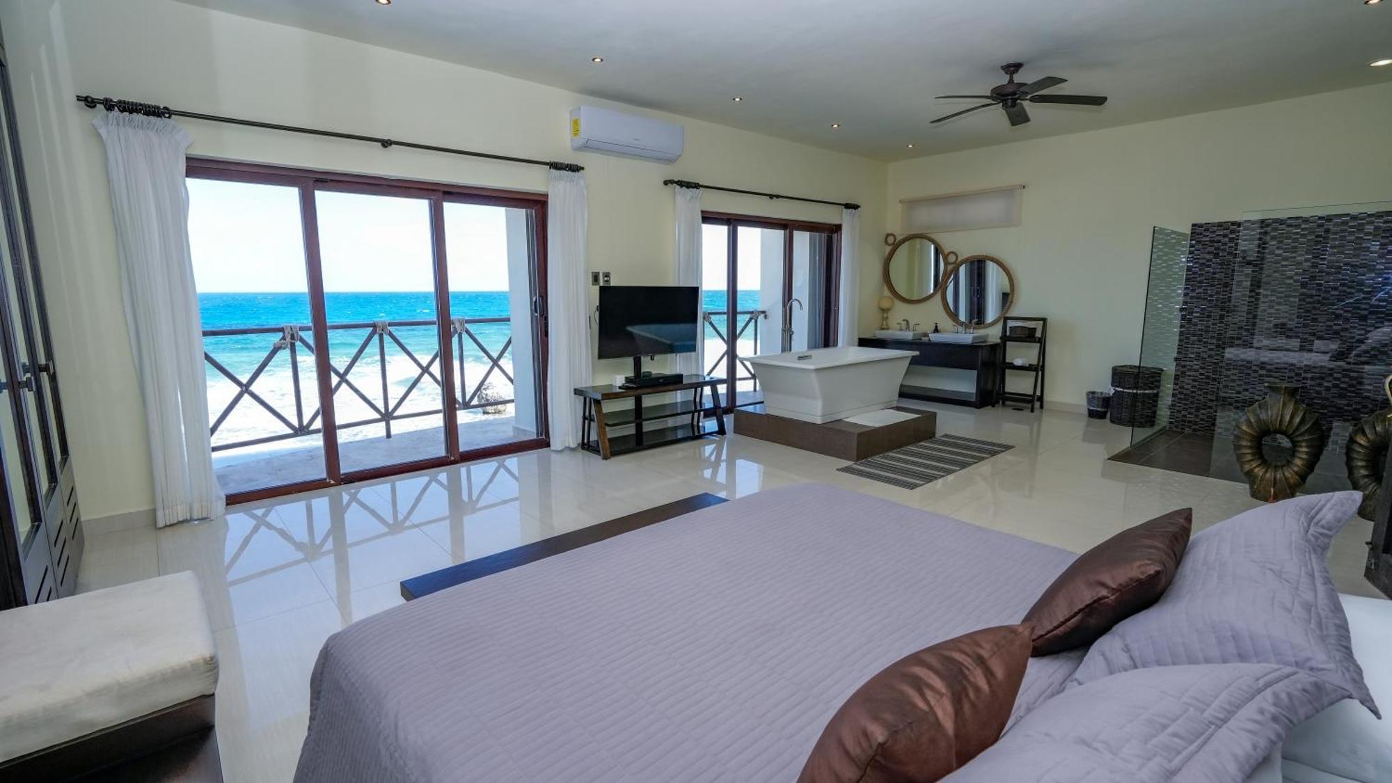 Casa Javi- Ocean Front Located Mid Isla Mujeres Vila Exterior foto
