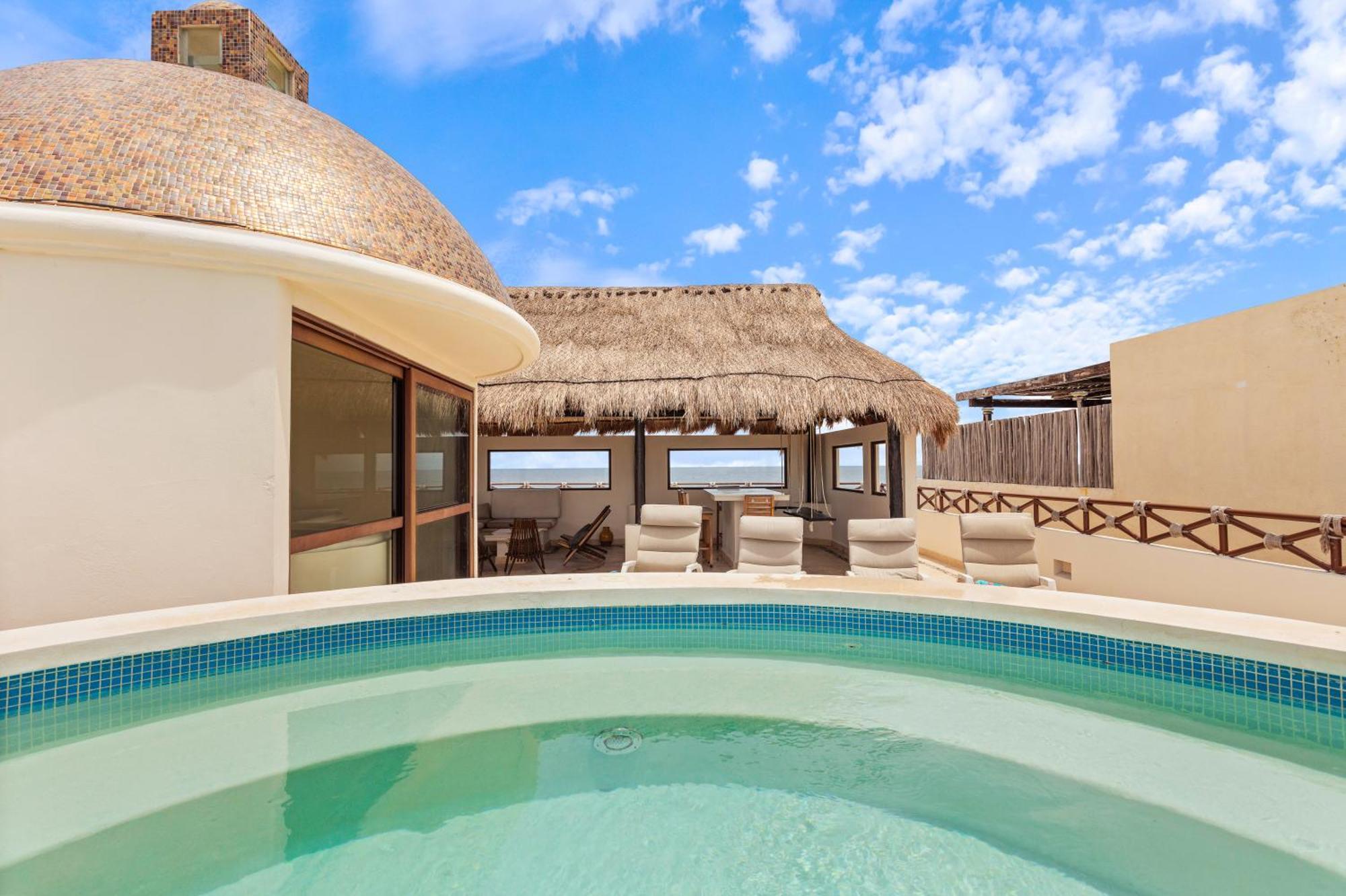 Casa Javi- Ocean Front Located Mid Isla Mujeres Vila Exterior foto