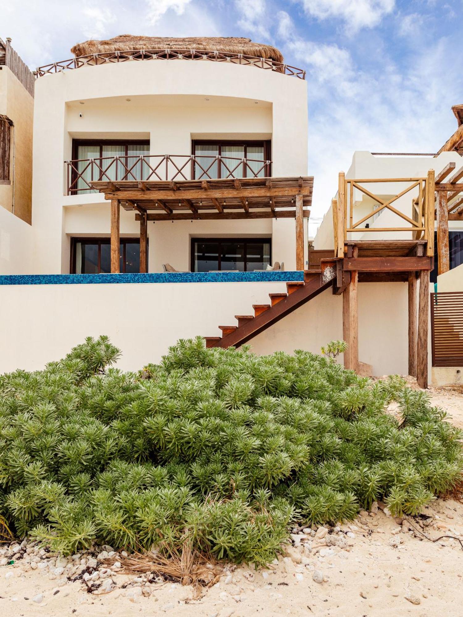 Casa Javi- Ocean Front Located Mid Isla Mujeres Vila Exterior foto